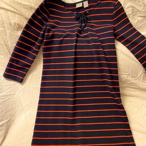 Kenar Navy and peach stripped T-shirt dress
